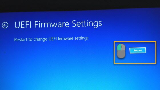 UEFI firmware settings