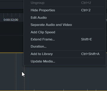 Change Duration of a clip or stitched segment