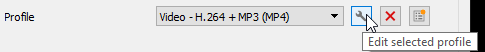 VLC Edit Profile