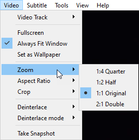 VLC Simple Zoom