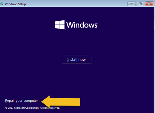 Windows Setup Program
